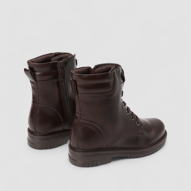 Bota Coturno Feminino Mooncity Marrrom