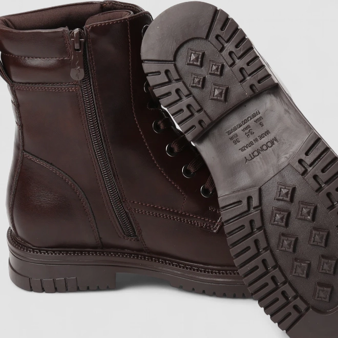 Bota Coturno Feminino Mooncity Marrrom