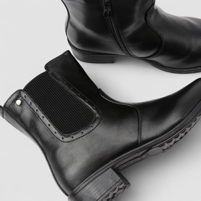 Bota Chelsea Feminina Mooncity Preto
