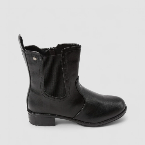 Bota Chelsea Feminina Mooncity Preto