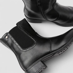 Bota Chelsea Feminina Mooncity Preto