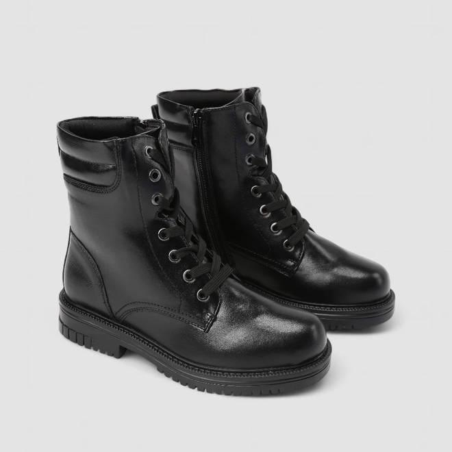 Bota Coturno Feminino Mooncity Preto