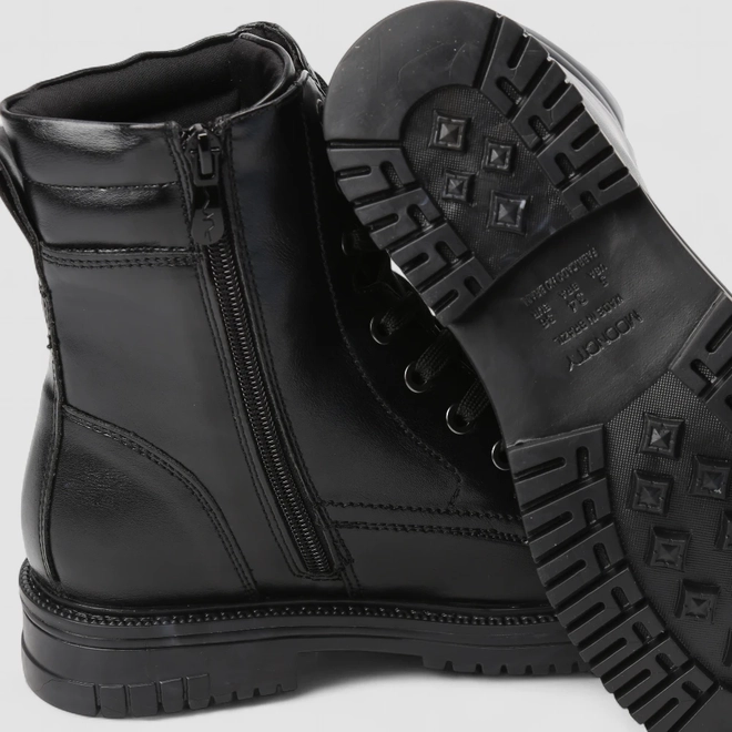 Bota Coturno Feminino Mooncity Preto