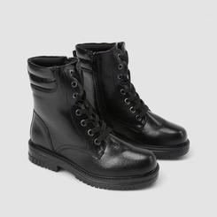 Bota Coturno Feminino Mooncity Preto