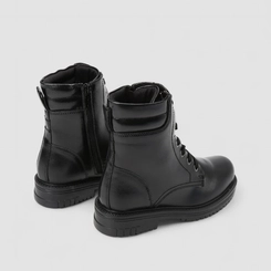 Bota Coturno Feminino Mooncity Preto