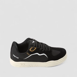 Tênis Casual Masculino Vertus Recorte Camurça Preto