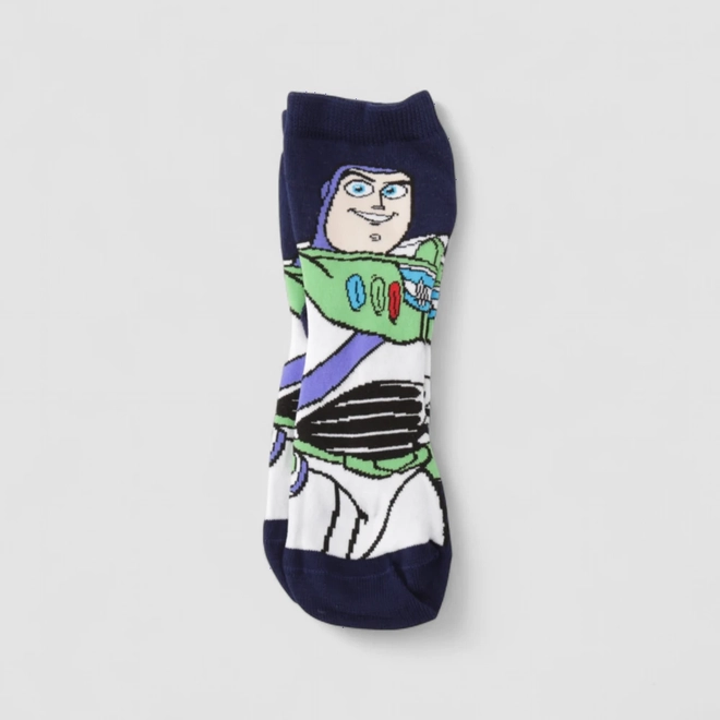 Meia Infantil Lupo Buzz Lightyear Toy Story 30-36 Marinho