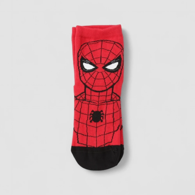Meia Infantil Lupo Spiderman 30-36 Vermelha