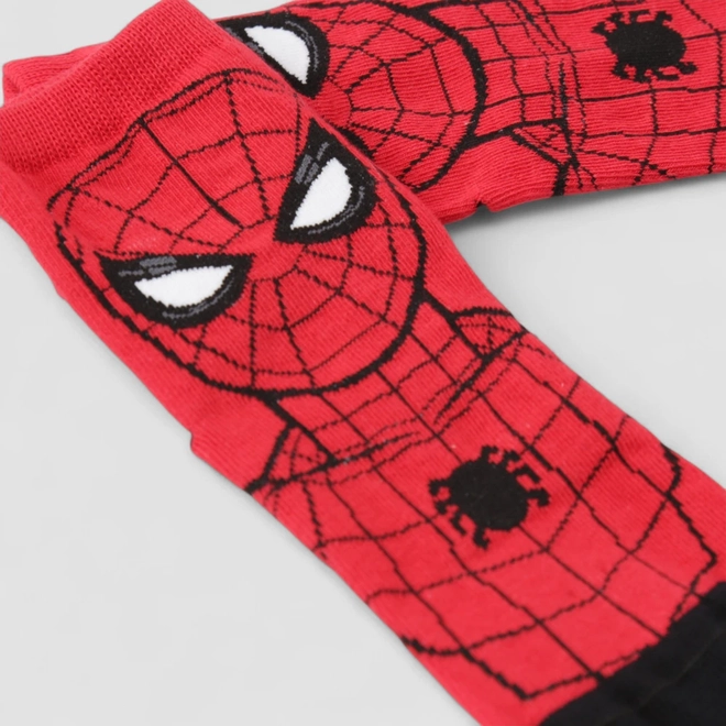 Meia Infantil Lupo Spiderman 30-36 Vermelha