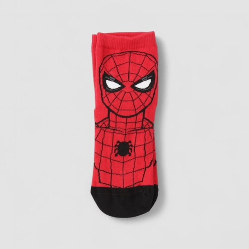 Meia Infantil Lupo Spiderman 30-36 Vermelha