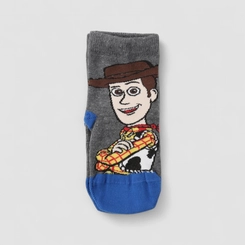 Meia Infantil Lupo Toy Story Woody 24-29 Cinza