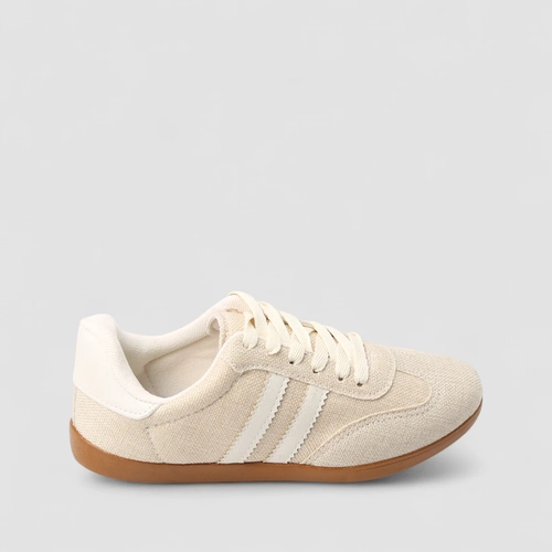 Tênis Casual Feminino Penélope Rafia Creme