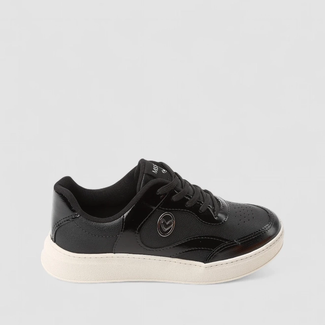 Tênis Casual Feminino Mississipi Verniz Preto