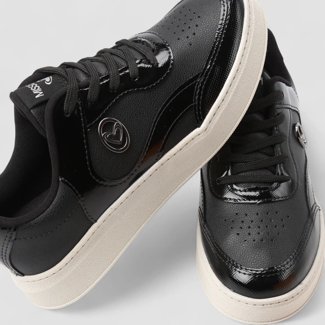Tênis Casual Feminino Mississipi Verniz Preto