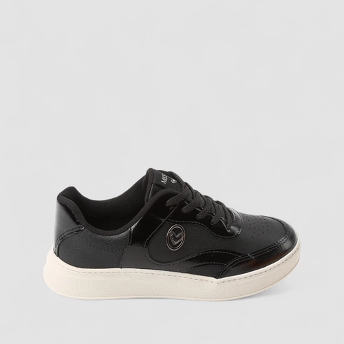 Tênis Casual Feminino Mississipi Verniz Preto