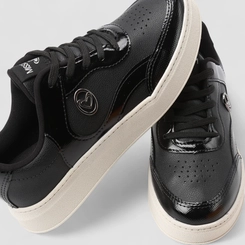Tênis Casual Feminino Mississipi Verniz Preto