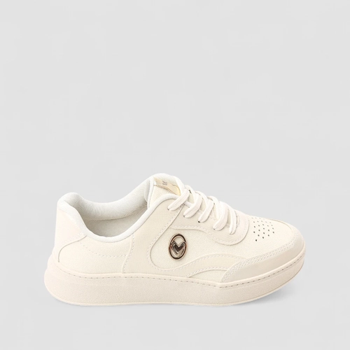 Tênis Casual Feminino Mississipi Coração Off White