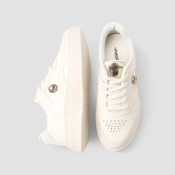 Tênis Casual Feminino Mississipi Coração Off White