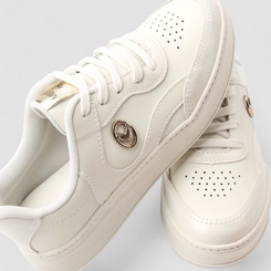 Tênis Casual Feminino Mississipi Coração Off White