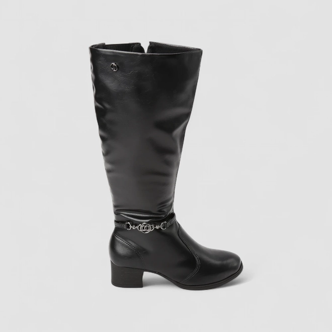 Bota Feminina Dakota Cano Alto Corrente Preto