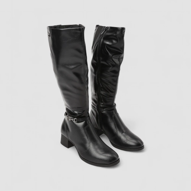 Bota Feminina Dakota Cano Alto Corrente Preto
