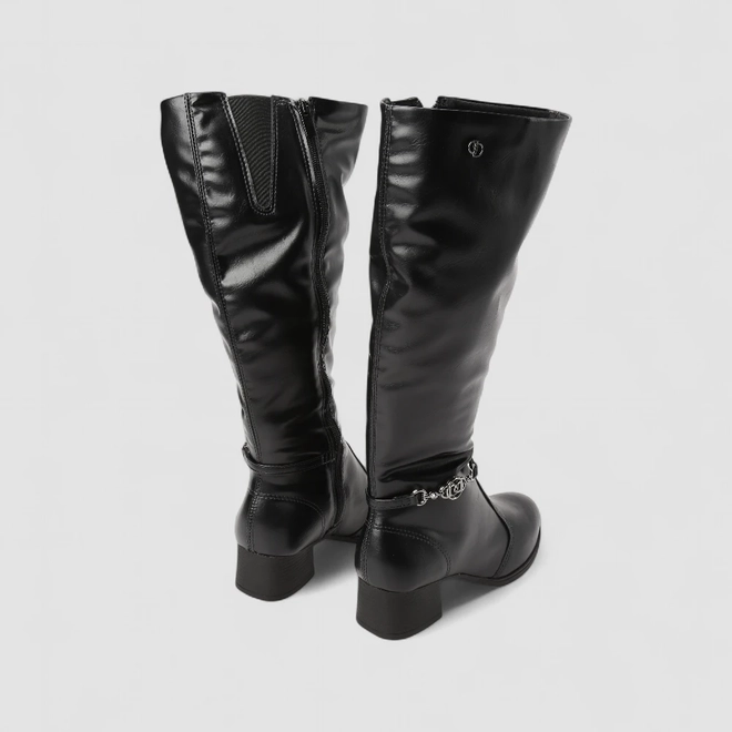 Bota Feminina Dakota Cano Alto Corrente Preto