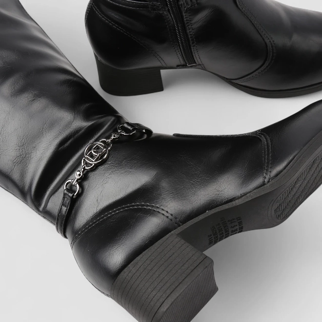 Bota Feminina Dakota Cano Alto Corrente Preto