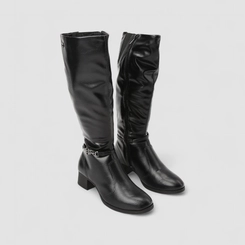 Bota Feminina Dakota Cano Alto Corrente Preto