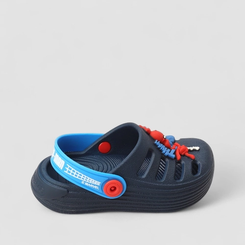 Babuche Infantil Grendene Kids Marvel Homem Aranha Marinho