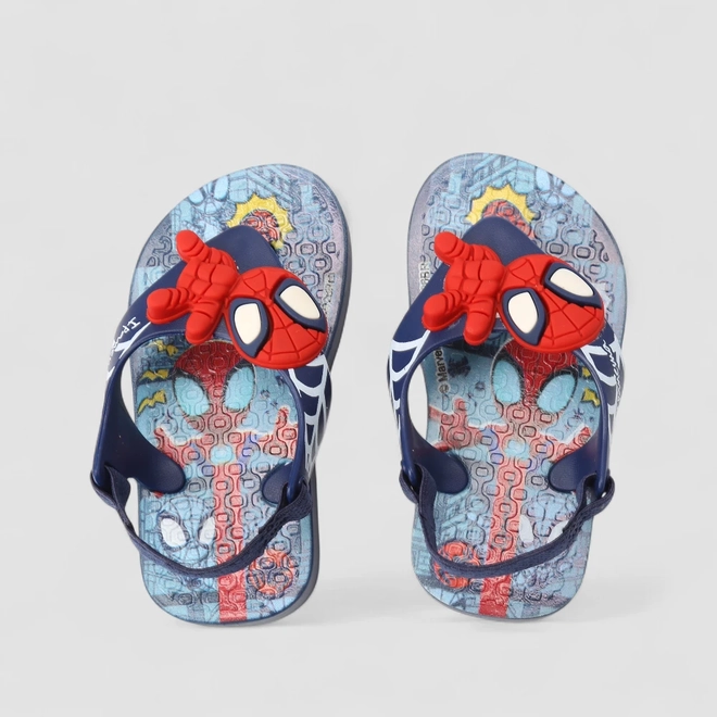 Chinelo Bebê Ipanema Homem Aranha Marinho