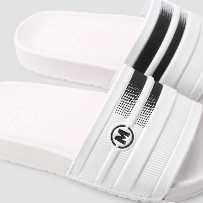 Slide Infantil Molekinho Listras Branco