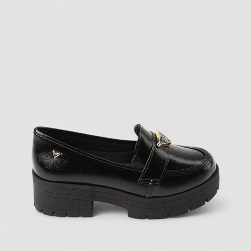 Mocassim Feminino Mississipi Verniz Tratorado Preto