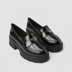 Mocassim Feminino Mississipi Verniz Tratorado Preto
