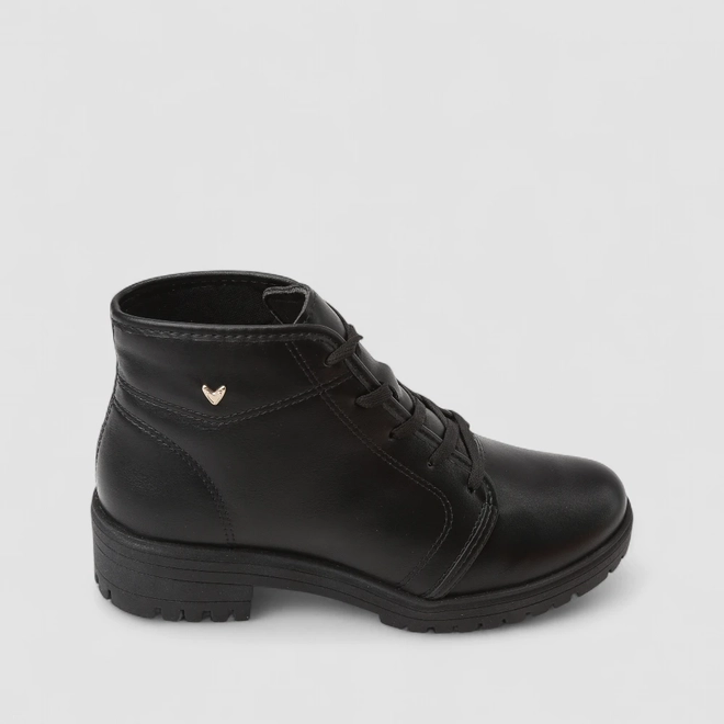 Coturno Feminino Mississipi Coração Preto