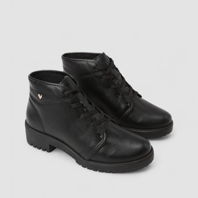 Coturno Feminino Mississipi Coração Preto
