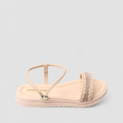 Sandália Infantil Gabrielinha Strass Rosa