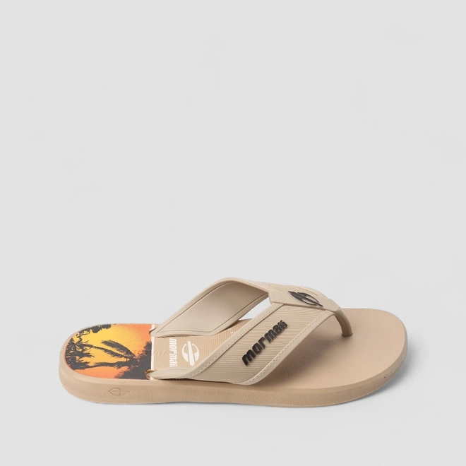 Chinelo Masculino Mormaii Waves III Tropical Bege