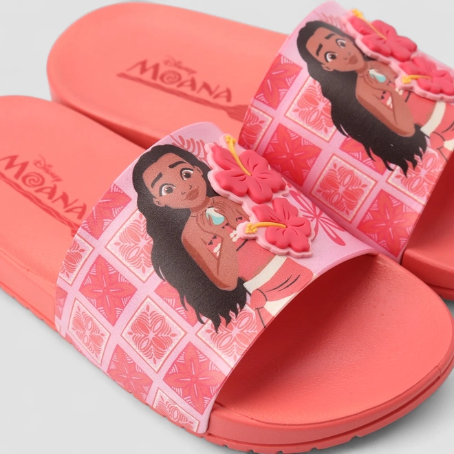 Slide Infantil Grendene Kids Moana Rosa