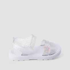 Sandália Infantil Zaxy Glitter Estrela Lilás