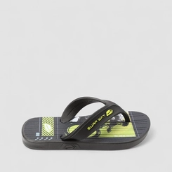 Chinelo Infantil Danper Surf Way Preto & Verde