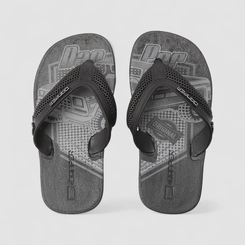 Chinelo Infantil Danper Estampa Carro Preto