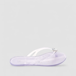 Chinelo Feminino Gabriela Detalhe Pedraria Transparente