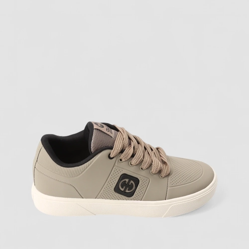 Tênis Casual Masculino Ollie Originals Perfuros Cinza