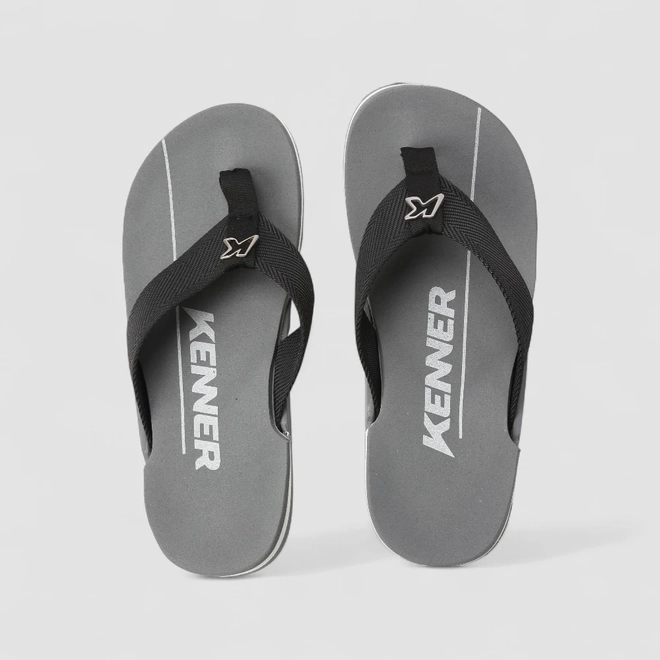 Chinelo Masculino Kenner NK6 Pro Preto & Cinza