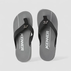 Chinelo Masculino Kenner NK6 Pro Preto & Cinza