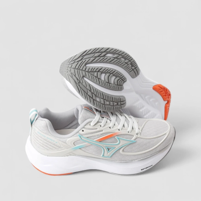 Tênis Esportivo Feminino Mizuno Space 6 Cinza