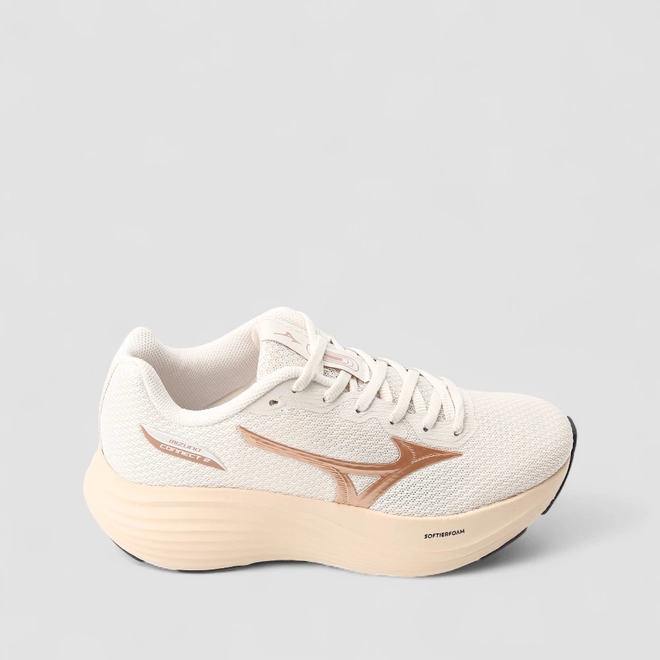 Tênis Esportivo Feminino Mizuno Connect 2 Original Bege