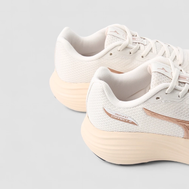 Tênis Esportivo Feminino Mizuno Connect 2 Original Bege