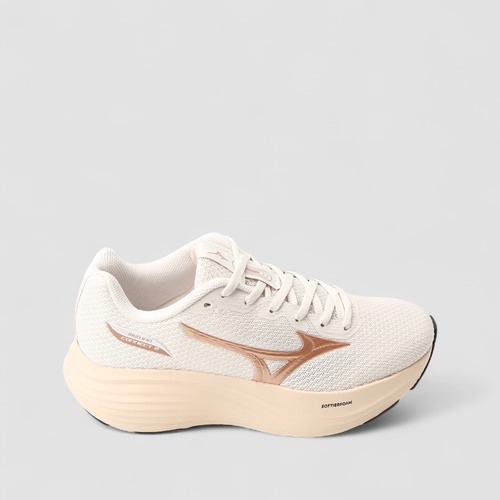 Tênis Esportivo Feminino Mizuno Connect 2 Original Bege
