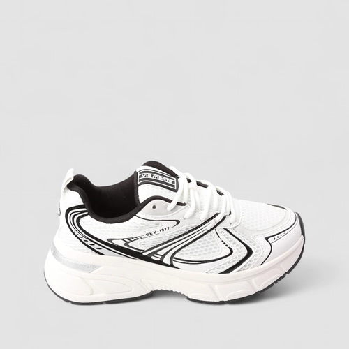 Tênis Casual Feminino Via Marte Mesh Branco